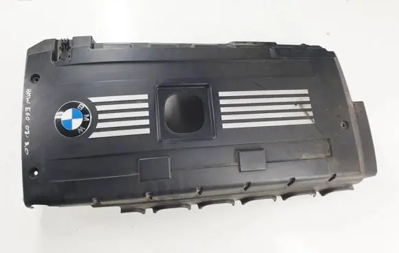 BMW 5 E60 E61 Engine cover (trim) 7575034 17491511