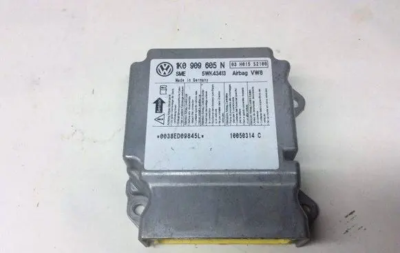 Volkswagen Golf Plus Airbag control unit/module 1K0909605N 5WK43413 03H015S2100