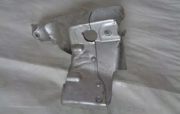 Heat shield in engine bay