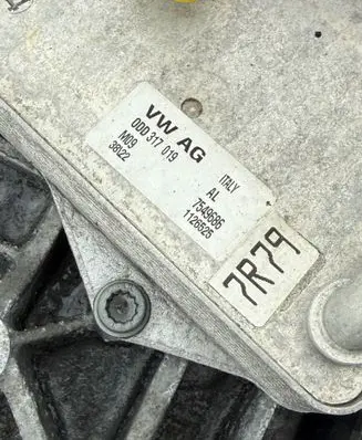 Skoda Octavia Mk4 Automatic gearbox 0DD317019 7549686