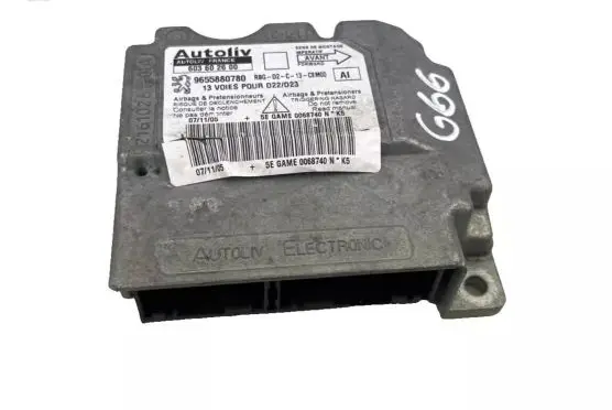 Peugeot 407 Airbag control unit/module 9655880780