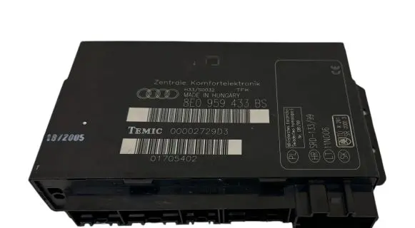 Audi A4 S4 B7 8E 8H Comfort/convenience module 8E0959433BS 01705402 00002729D3