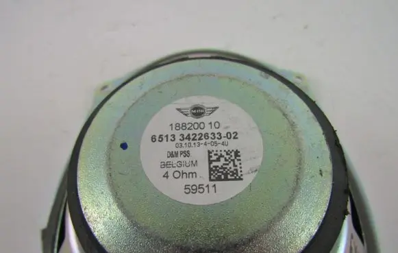 Mini One - Cooper Coupe R56 Rear door speaker 6513342263302