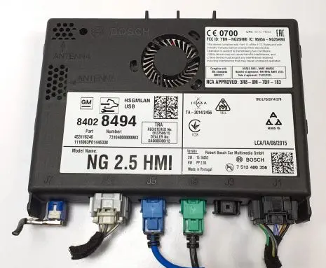 Opel Insignia A GPS navigation control unit/module 84028494