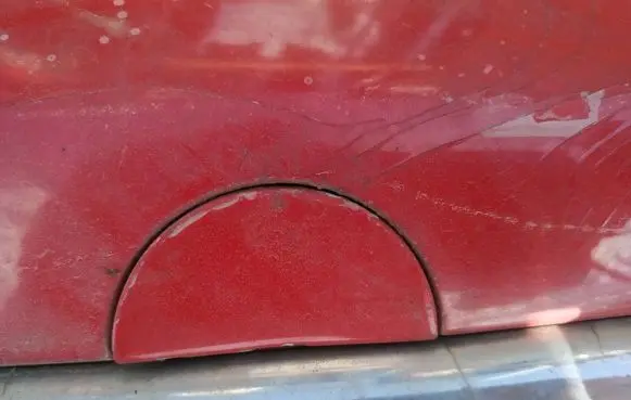 Rear bumper row hook cap/cover