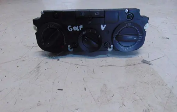 Volkswagen Golf V Climate control unit 3548768543