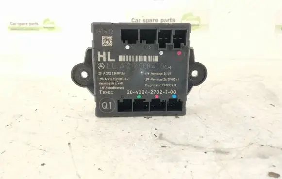 Mercedes-Benz C W204 Door control unit/module 2129004106 A2129004106