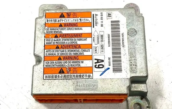 Opel Agila B Airbag control unit/module 3891052K11 52K1336J0274