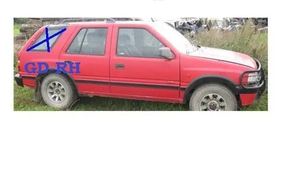 Opel Frontera A Rear side window E143R00128