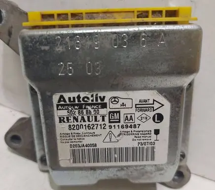 Renault Trafic II (X83) Airbag control unit/module 8200162712 91169487 602868800