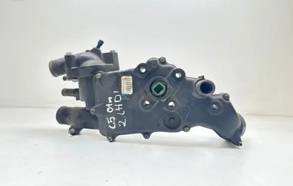 Citroen C5 Thermostat housing 9633699980
