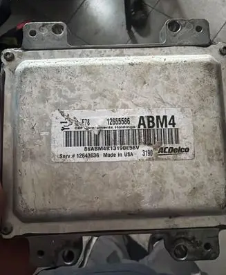 Opel Astra K Engine control unit/module 12655586 12643636