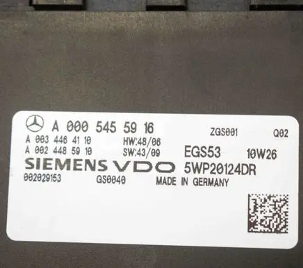 Mercedes-Benz C W204 Gearbox control unit/module