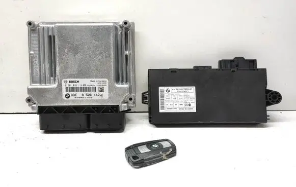 BMW X1 E84 Engine ECU kit and lock set 8506442 0281016114 9217853