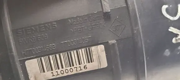 Renault Espace - Grand espace IV Mass air flow meter 7700314057 5WKS9609 H7700314669