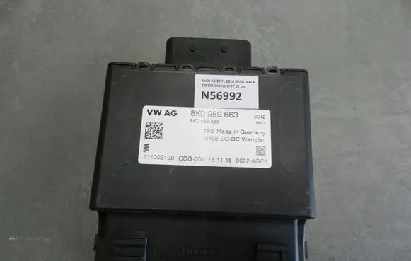 Audi A5 Sportback 8TA Other control units/modules 8K0959663