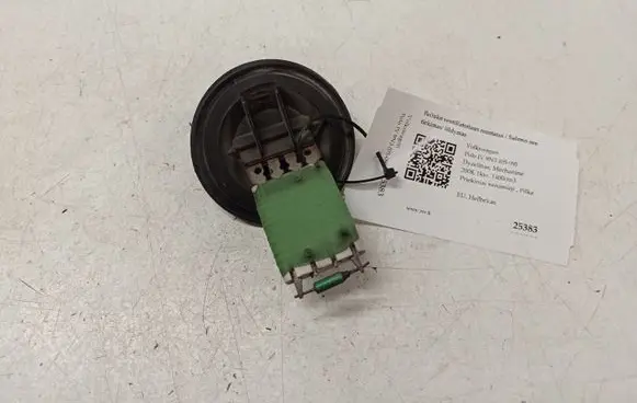 Volkswagen Polo IV 9N3 Heater blower motor/fan resistor 12375