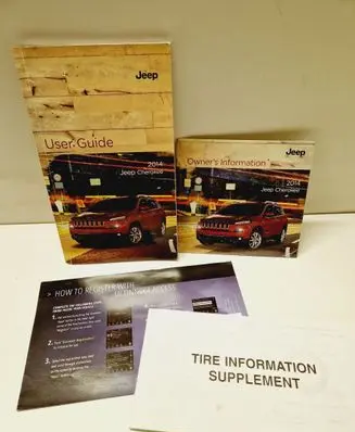 Jeep Cherokee Owners service history hand book 14KL74426AA