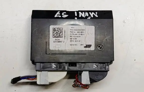 Mini Cooper F57 Air conditioner control unit module 9874189S7 9874189
