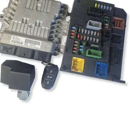 Peugeot 508 Engine ECU kit and lock set S180123008 9804127280 9666681180