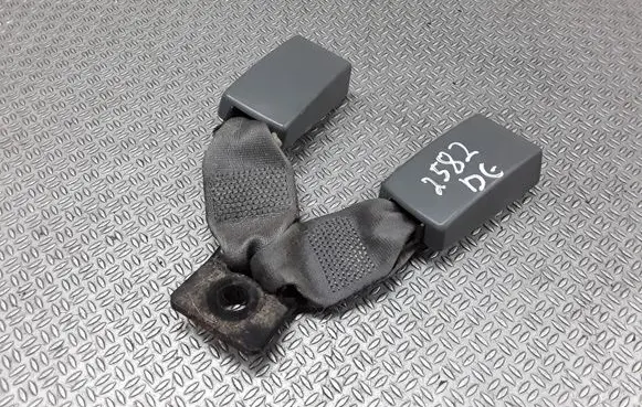 Middle seatbelt buckle (rear)