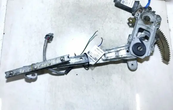 Sliding door window regulator with motor
