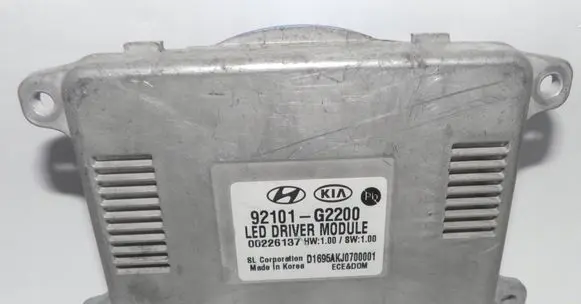 Hyundai Ioniq LED ballast control module 92101G2200
