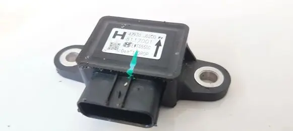ESP acceleration yaw rate sensor
