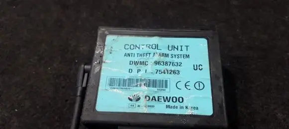 Chevrolet Tacuma Alarm control unit/module 96387632