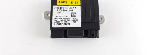 Mercedes-Benz S W222 Fuel injection pump control unit/module A0009002209 A0009010601 A2C30401500