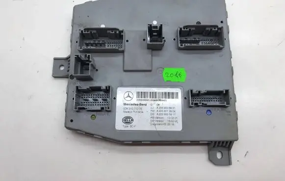 Mercedes-Benz C W205 SAM control unit A2059006921 5DK01077275 A2059025811