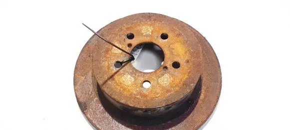 Subaru Outback Rear brake disc neventiliuojamas