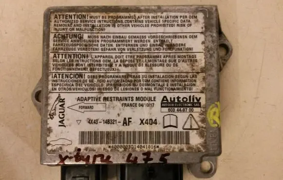 Jaguar X-Type Airbag control unit/module 4X4314B321AF 603449700