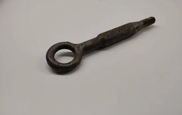 Towing hook eye