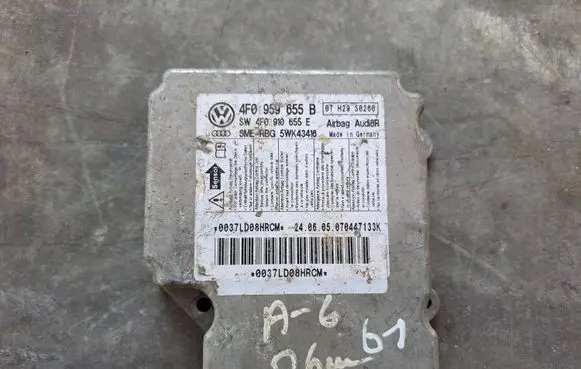 Audi A6 S6 C6 4F Airbag control unit/module 4F0959655B 5WK43416 4F0910655E