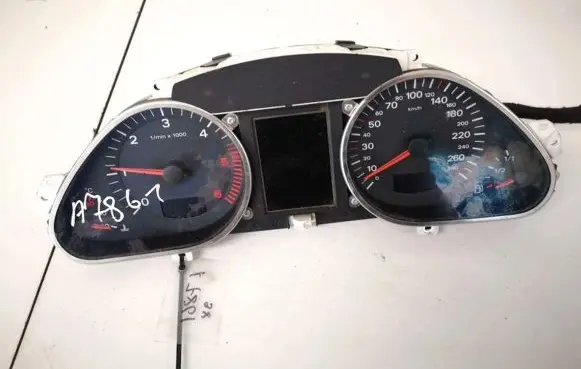 Audi A6 S6 C6 4F Speedometer (instrument cluster) 5550007301
