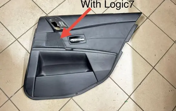 BMW 5 E60 E61 Rear door card panel trim 22197001 FTB33807213 1949750
