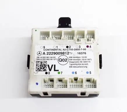Mercedes-Benz C W205 Door control unit/module A2229009812 A2C7452850700