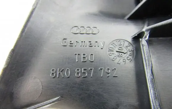 Audi A4 S4 B8 8K Seat belt trim 8K0857792