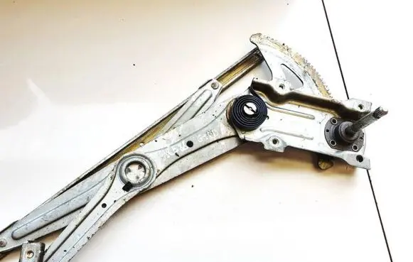 Sliding door window regulator with motor