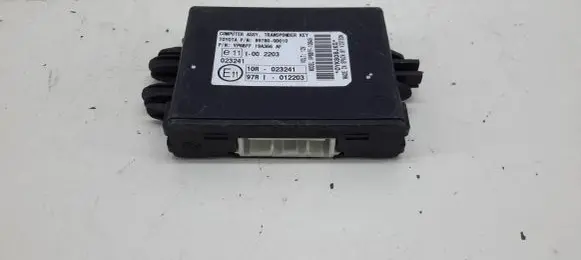 Toyota Yaris Immobilizer control unit/module 89780-0D010 111002203 VP6BF19A336AF