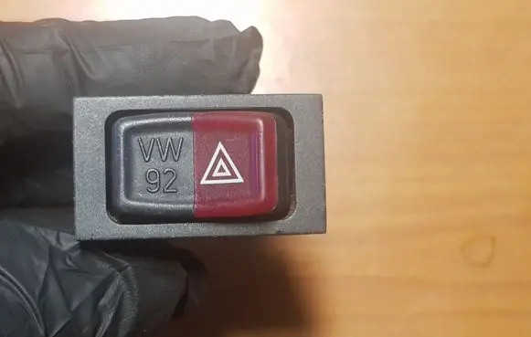 Volkswagen Golf I Hazard light switch 161953235A