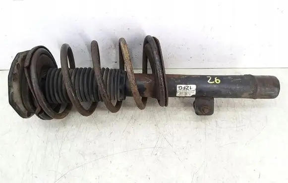 Front shock absorber with coil spring