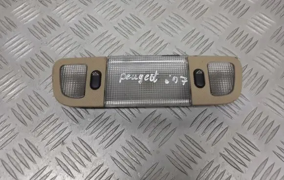 Peugeot 607 Headlining lighting console trim 37340004