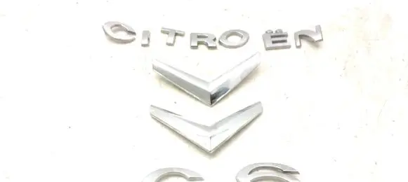 Citroen C6 Manufacturers badge/model letters 9655690280