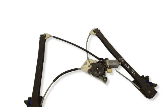 Audi Q7 4M Rear door window regulator with motor 8W0959802