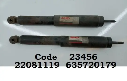 Opel Corsa A Rear shock absorber/damper 23456 22081119