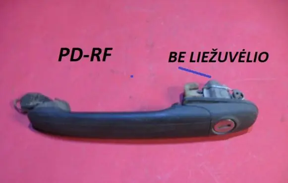 Seat Alhambra (Mk1) Front door exterior handle 7M0837207B