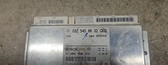 Mercedes-Benz E W211 ESP (stability system) control unit 0325456632 0265109512 DKE826023030