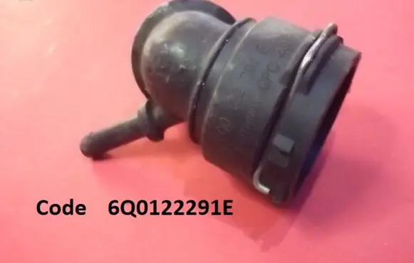 Audi A3 S3 8L Engine coolant pipe/hose 6Q0122291E
